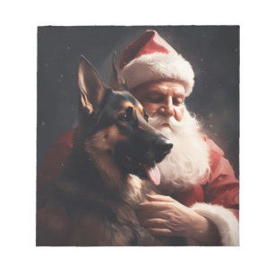 Bloc-note Berger Allemand Avec Noël Festif Du Père Noël