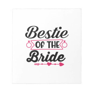 Bloc-note Bestie mariage De La Mariée