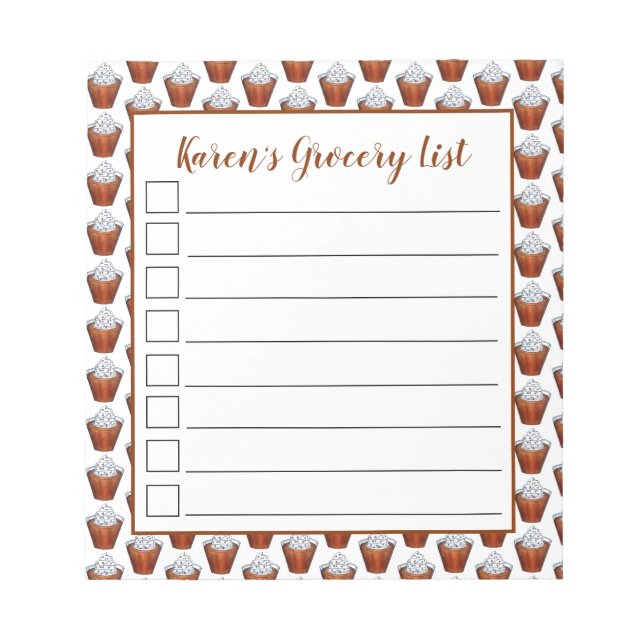 Bloc-note Beurre-écossais Pudding Crème à hanches Alimentati (Devant)