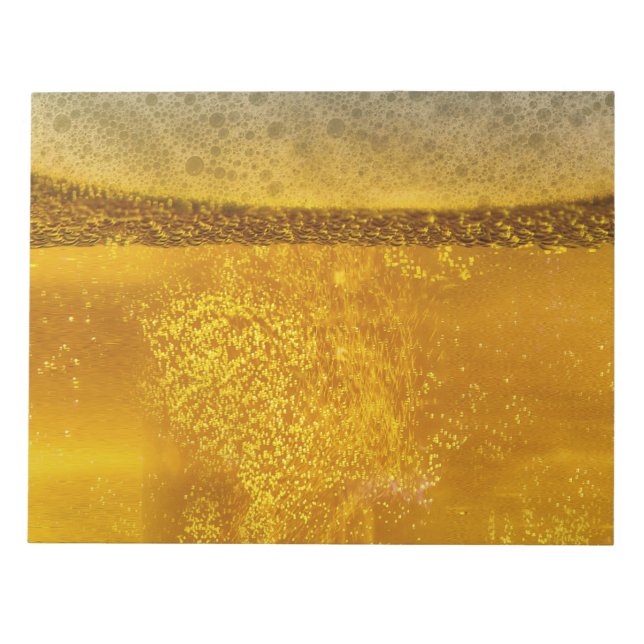 Bloc-note Bière Galaxy une mousse céleste d'étanchement (Devant)