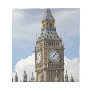 Bloc-note Big Ben et Houses of Parliament, Londres,
