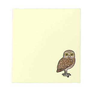 Bloc-note Birdorable creusant le hibou
