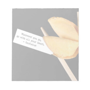 Bloc-note Biscuit de fortune de Confucius