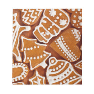 Bloc-note Biscuits en pain d'épices de Noël