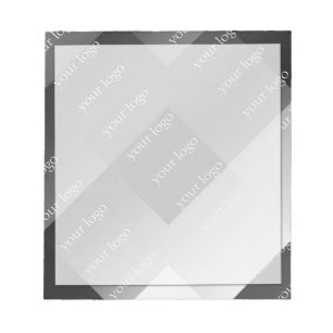Bloc-note Black and white geometric personalized