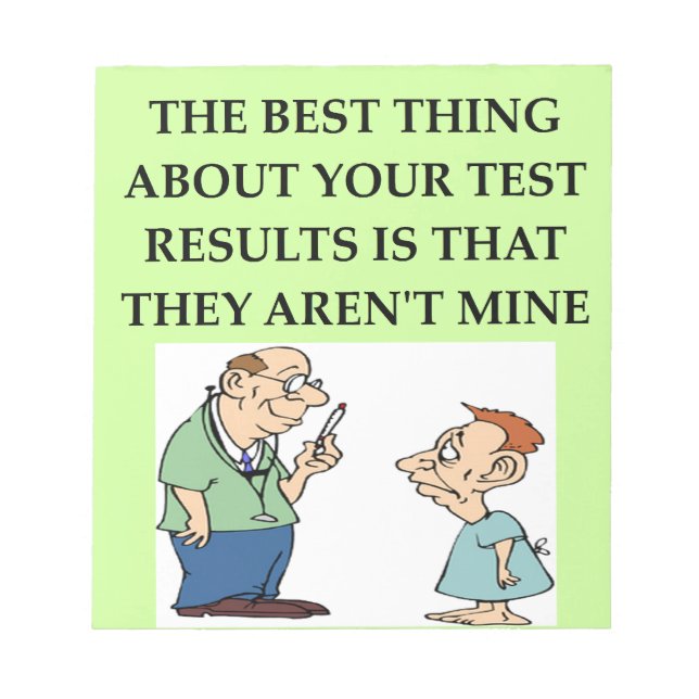 Bloc-note blague du médecin (Devant)