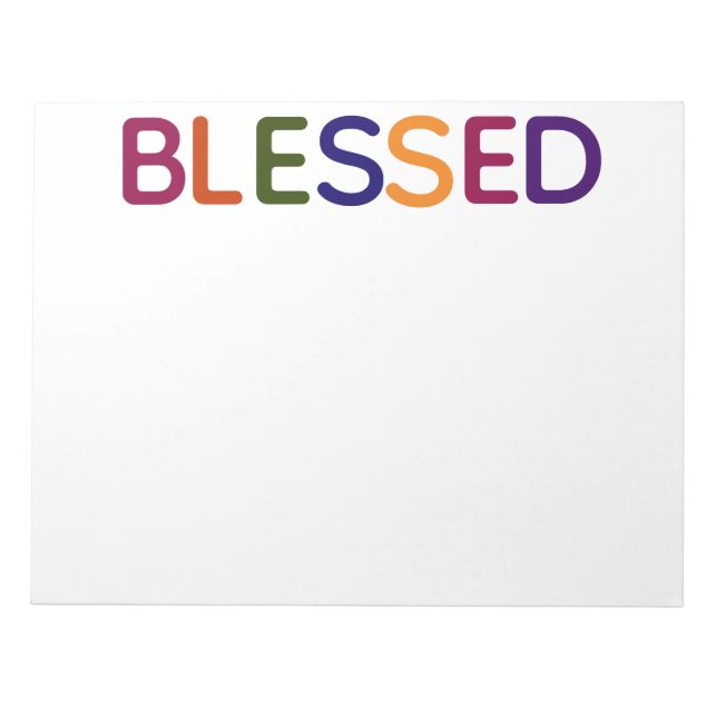 Bloc-note Blessed Multicolore 11 x 8,5 (Devant)