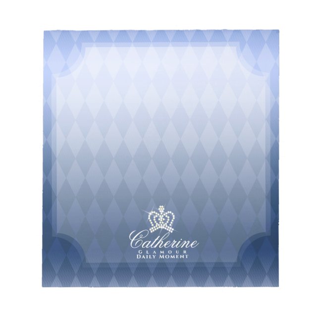 Bloc-note Bleu brillant (Devant)