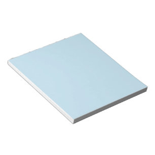 Bloc-note Bleu clair clair uni couleur claire