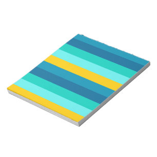 Bloc-note Bleu jaune Océan Gris citron