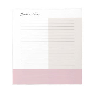 Bloc-note Bloc de couleur simple tendance