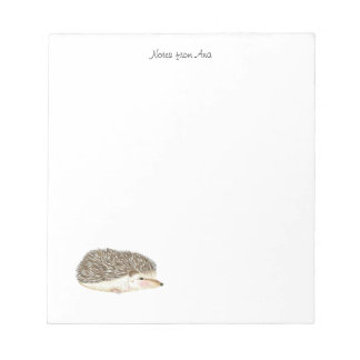 Bloc-note Bloc De Notas Bloc Hedgehog bloc-notes, aquarelle 