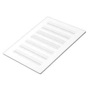 Bloc-note Bloc de papier pour la pratique de l'écriture manu