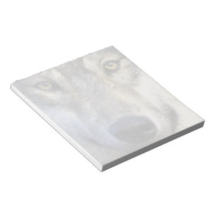 Bloc-note Bloc - notes 5.6x6 de visage de loup "