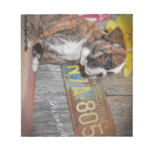 Bloc-note Bloc - notes de bouledogue d'amour de despote