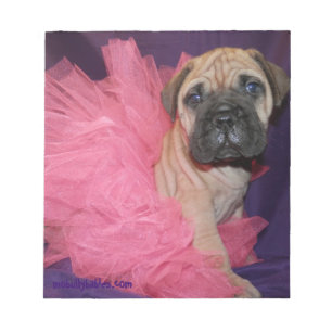 Bloc-note Bloc - notes de Bullmastiff d'amour de despote