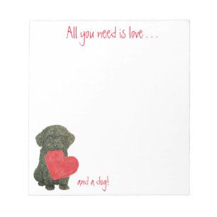 Bloc-note Bloc - notes de chiot de caniche