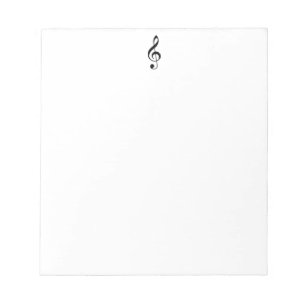 Bloc-note Bloc - notes de clef triple
