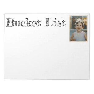 Bloc-note Bloc - notes de liste de seau