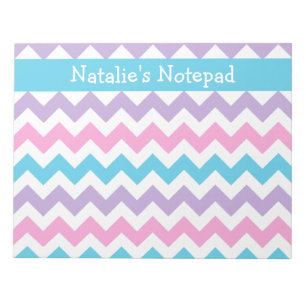 Bloc-note Bloc - notes fait sur commande, bleu, rose,