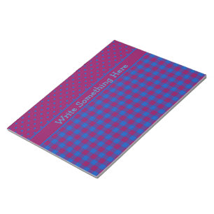Bloc-note Bloc-notes, Jotter : Plum, Bleu, Pois et Chèques