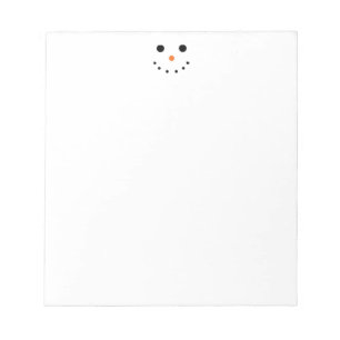 Bloc-note Bloc - notes mignon de bonhomme de neige
