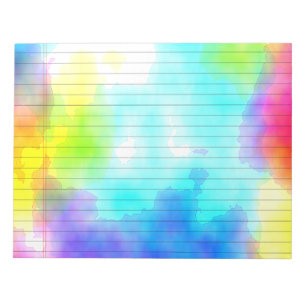 Bloc-note Bloc - notes rayé par aquarelle