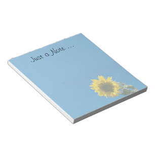 Bloc-note Bloc - notes - tournesol "juste une note "