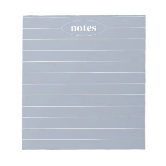 Bloc-note Blue Grey Notes Élégance et modernité