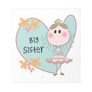 Bloc-note Blue Heart Princess Big Sister