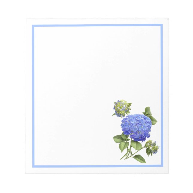 Bloc-note Blue Hydrangeas (Devant)