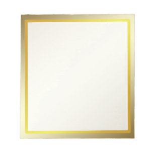 Bloc-note Boarder Gold Cadre photo Autograph