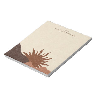 Bloc-note Boho Terracotta Sable Soleil Bijoux artisanal