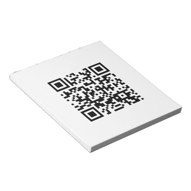 Bloc-note Bonne année ! — Code QR (Incliné)