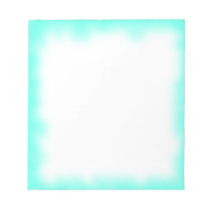 Bloc-note bord turquoise
