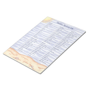 Bloc-note Bordereau d'expédition de vacances