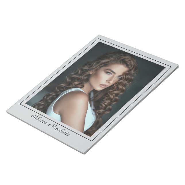 Bloc-note Borderline Actor Talent Photo Notepad (Incliné)