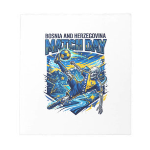 Bloc-note Bosnie-Herzégovine Match Day Skeleton Striker