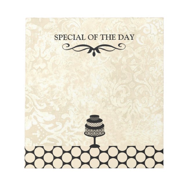 Bloc-note Boulangerie spéciale de la journée Tear-Away Page  (Devant)