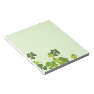 Bloc-note Bouquet de trèfle, jour de la saint patrick