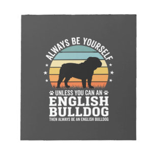 Bloc-note Bouvier Anglais Sunset Soyez Vous-Même Chien