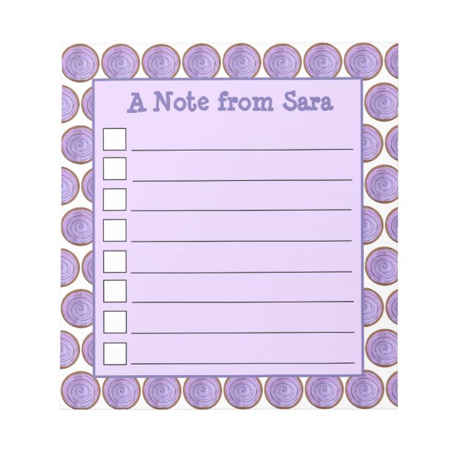 Bloc-note Bowl POI Purple Hawaiian nourriture Taro Root Hawa (Devant)