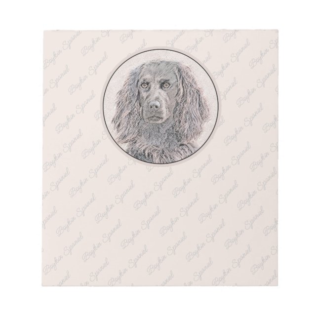 Bloc-note Boykin Peinture Espagnole - Cute Original Chien Ar (Devant)