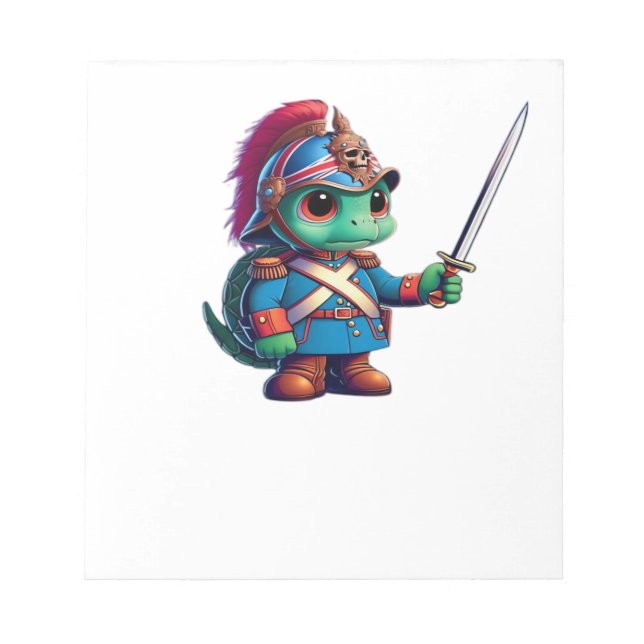 Bloc-note British Dragoon Defender Halloween's Regal Reptile (Devant)