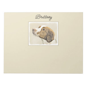 Bloc-note Brittany Peinture - Cute Original Chien Art
