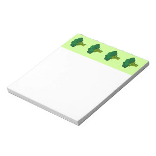 Bloc-note Brocoli vert légume alimentation saine légume