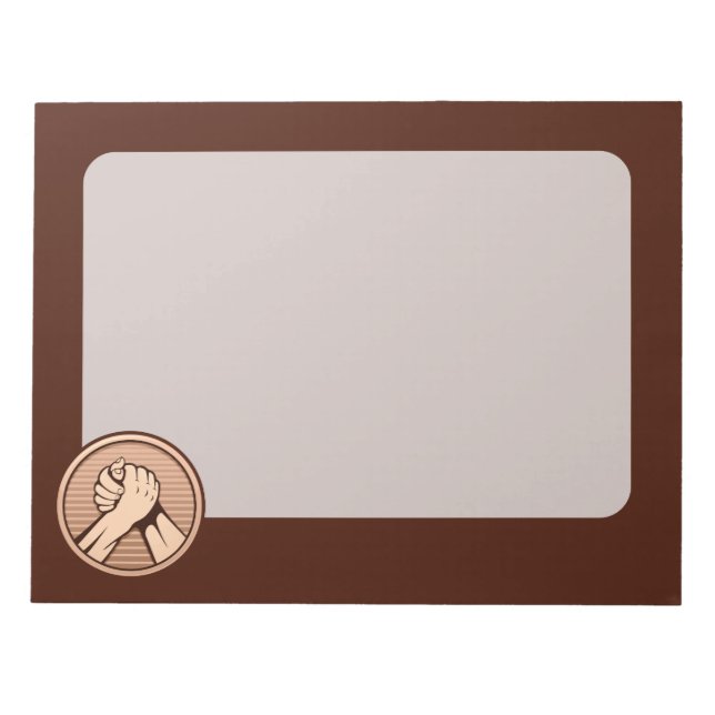 Bloc-note Bronze (Devant)