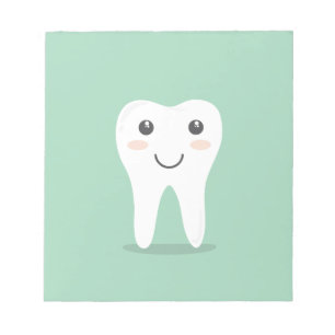 Bloc-note Brosse à dents de brossage de dent de dentiste