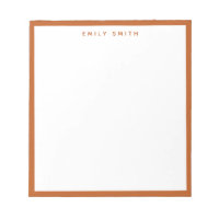 Brûlé Orange Simple Moderne