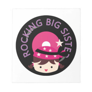 Bloc-note Brunette Rocking Big Sister
